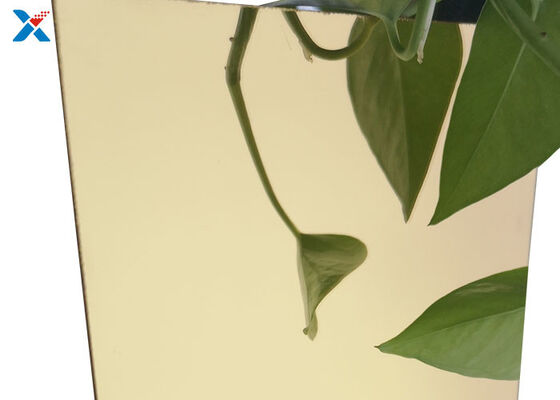 lo strato acrilico dello specchio dell'oro di 1mm ha ricoperto duro il piatto di superficie del perspex