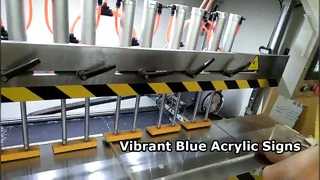 Fogli acrilici blu per insegne straordinarie
